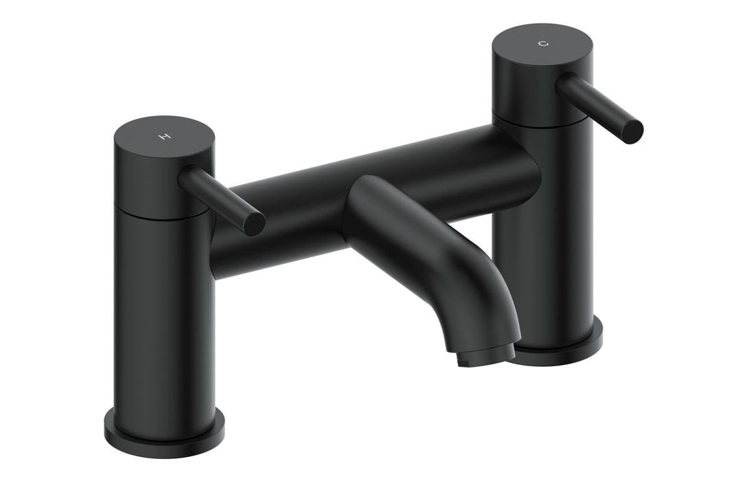 Perano Bath Filler - Matt Black