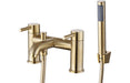 Perano Bath/Shower Mixer & Bracket - Brushed Brass
