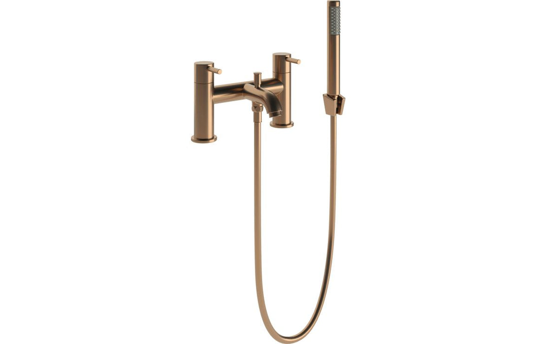 Perano Bath/Shower Mixer & Bracket - Brushed Bronze