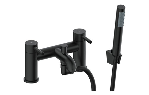 Perano Bath/Shower Mixer & Bracket - Matt Black