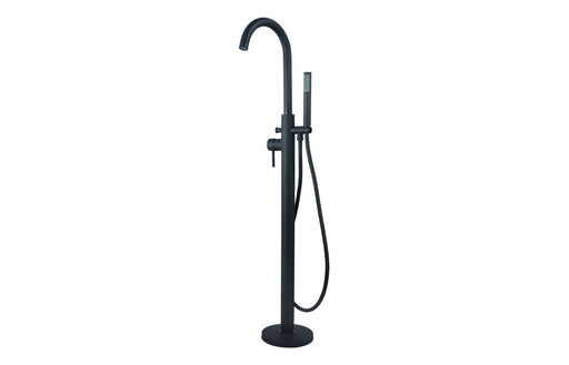 Perano Floor Standing Bath/Shower Mixer - Matt Black