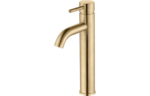 Perano Tall Basin Mixer - Brushed Brass