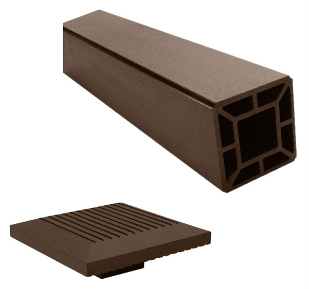 Ambideck Walnut Brown Balustrade Kit (Part 2a)