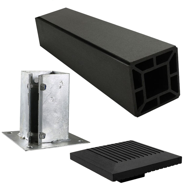 Ambideck Charcoal Black Balustrade Kit (Part 2b)