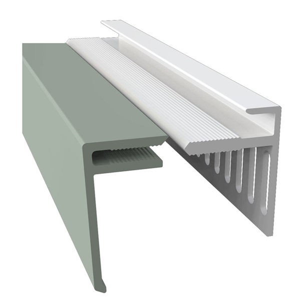 Sage Green Fortex Vented Starter and Cover Trim 25mm (3m length)