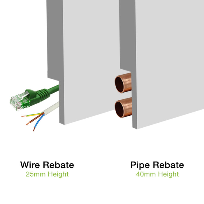 95mm Edge II MDF Skirting Board