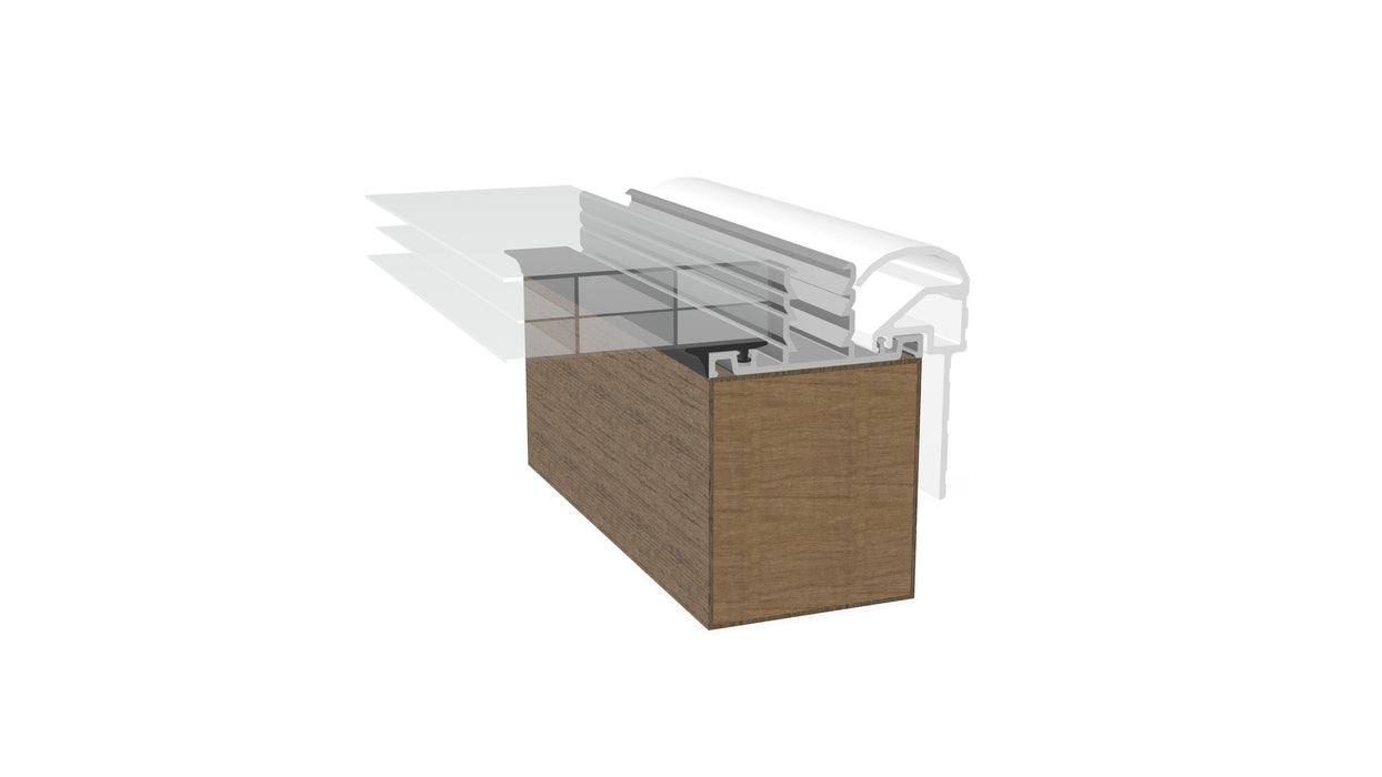 Round Bar Rafter Rafter Bar Edge Trim — Trade Superstore Online