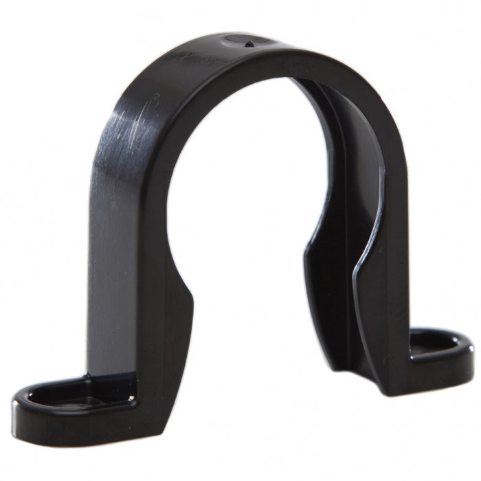 Black Pipe Clip 32mm