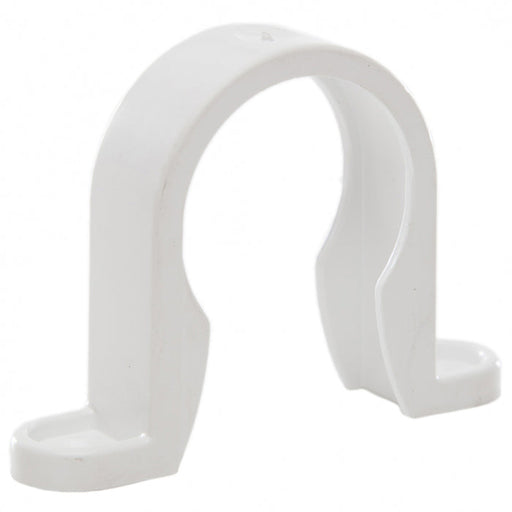 White Pipe Clip 32mm