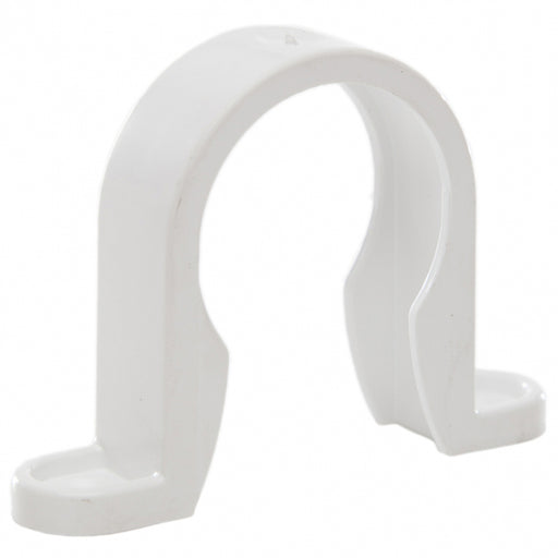 White Pipe Clip 32mm