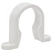 White Pipe Clip 40mm