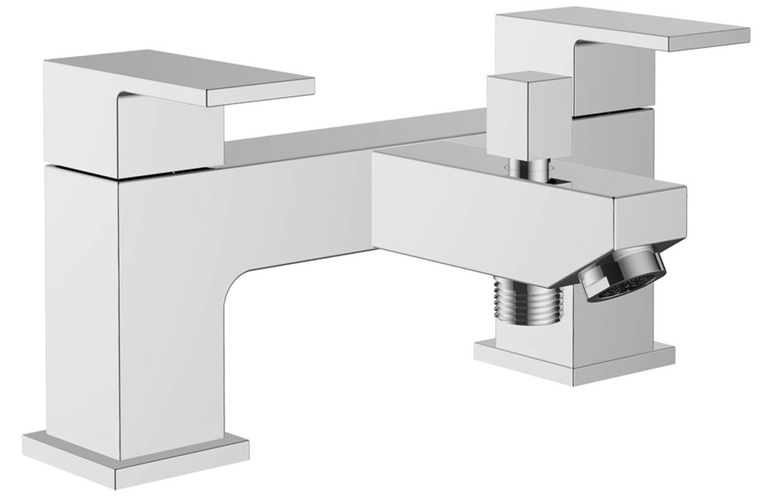 Portena Bath/Shower Mixer & Bracket - Chrome