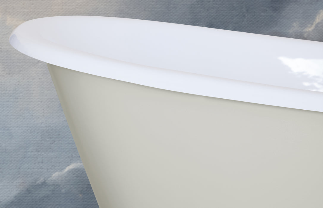 Hurlingham Prior Freestanding Cast Iron Bath 1720 x 680mm