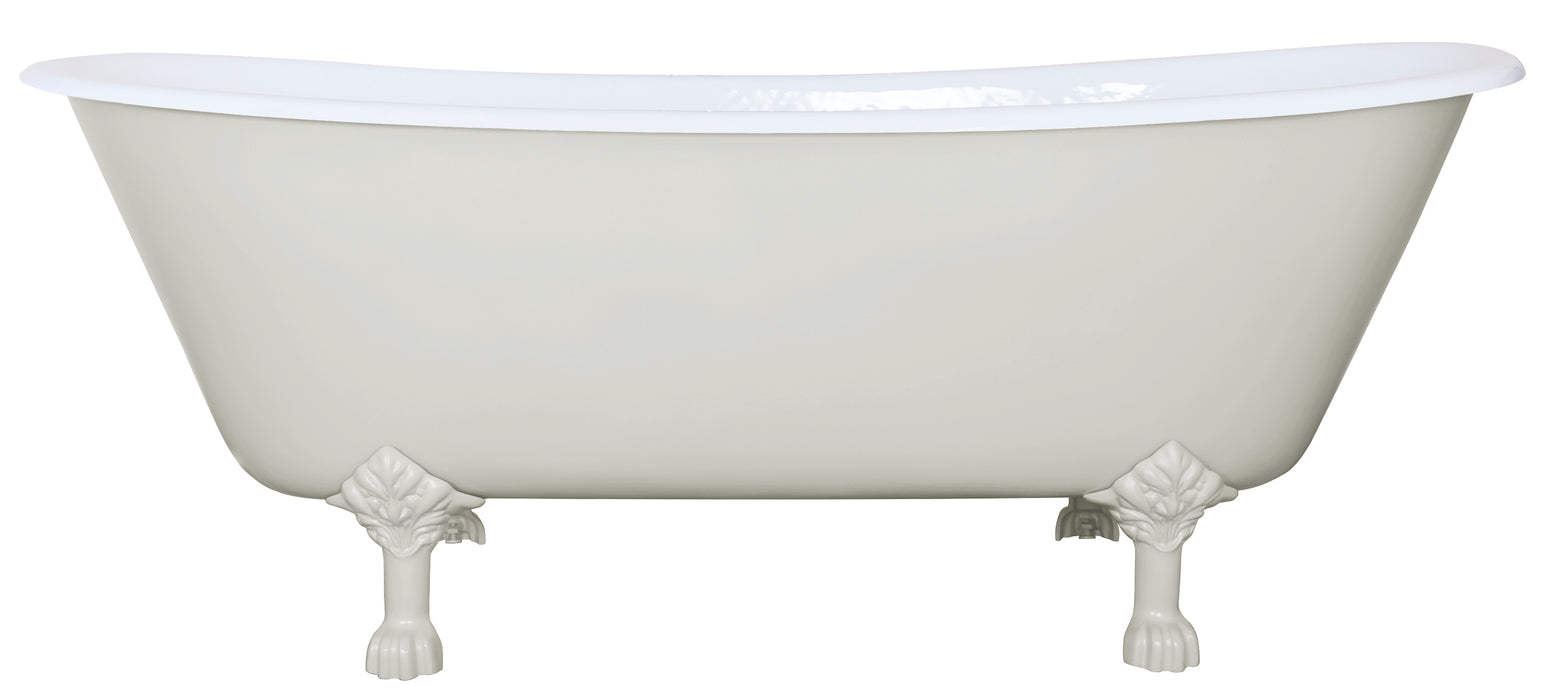 Hurlingham Prior Freestanding Cast Iron Bath 1720 x 680mm