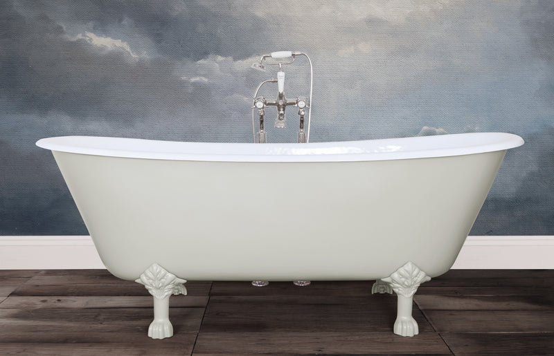 Hurlingham Prior Freestanding Cast Iron Bath 1720 x 680mm