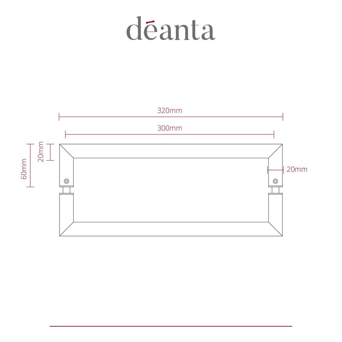 Deanta Urban Pull Handle Matt Black