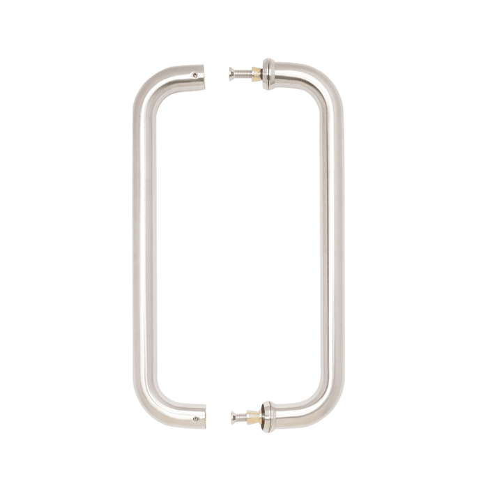Deanta D-Pull Handle Satin Steel 22mmØ