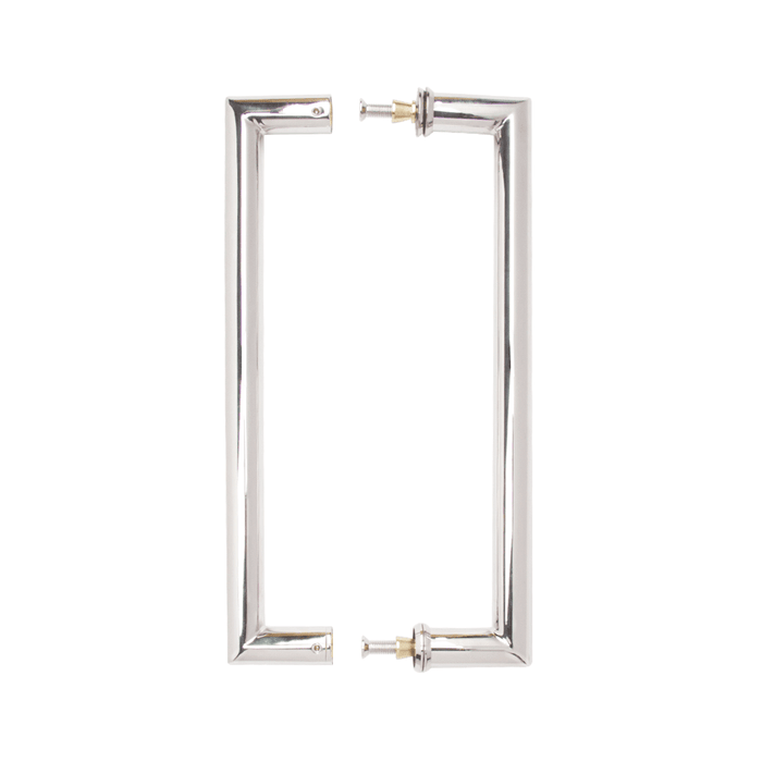 Deanta Mitred Pull Handle Polished Steel 22mmØ