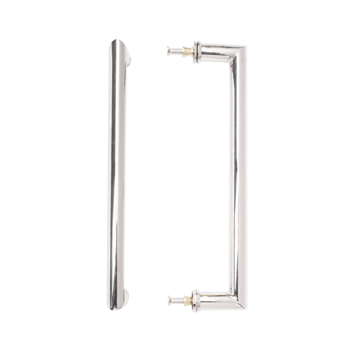 Deanta Mitred Pull Handle Polished Steel 22mmØ