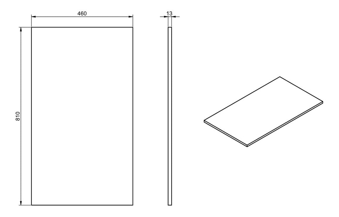 Impel 800mm Wall Hung 2 Drawer Basin Unit & Top - Matt Cotton