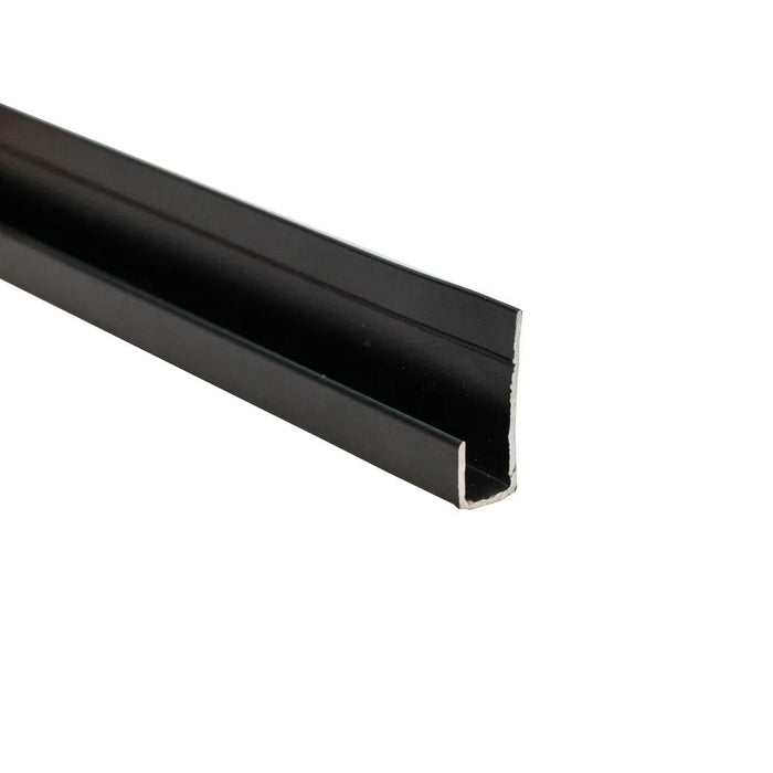 Decortrim – 5mm x 2.4m – Metal Starter / End Trim – Matt Black