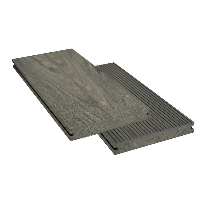Natura Deck – Grey – WPC Decking Board – 130mm x 19mm