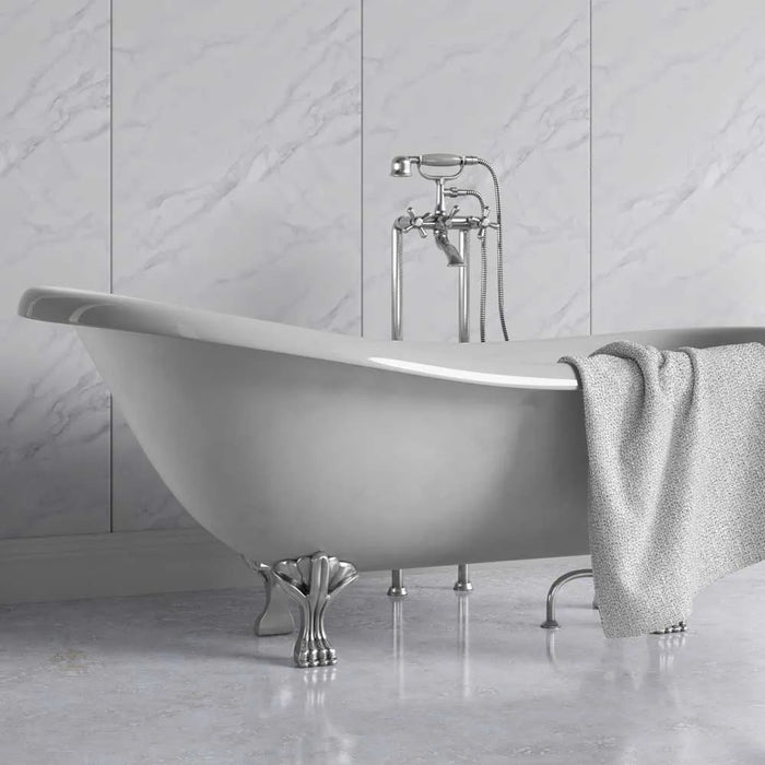 Hardex V Groove Marble White