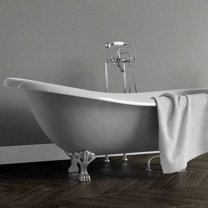 Decorwall Maxi Panel – Gloss Grey Sparkle – 2400mm x 900mm x 10mm