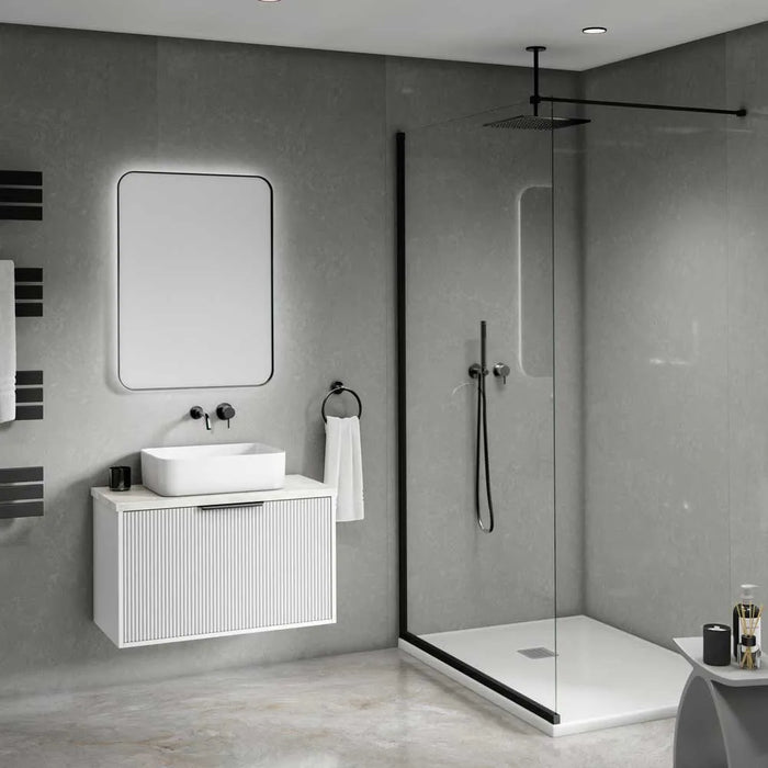 Decorwall Maxi Panel – Matt Pewter Stone – 2400mm x 900mm x 10mm