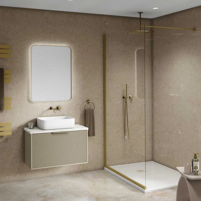 Decorwall Maxi Panel – Matt Beige Stone – 2400mm x 900mm x 10mm