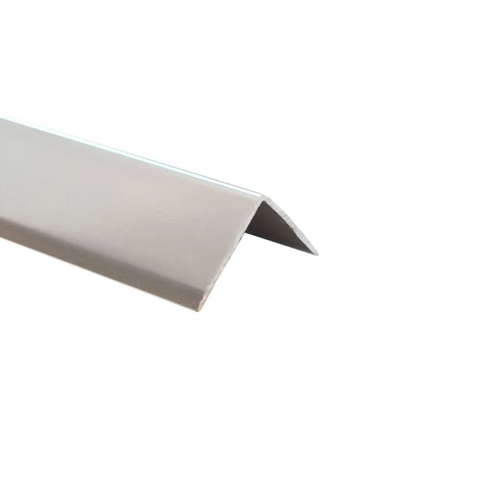 Decortrim – 20mm x 20mm x 2.6m – Metal External Angle Trim – Bright Silver