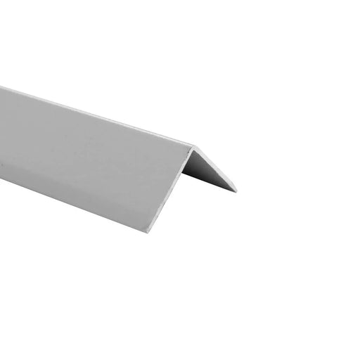Decortrim – 20mm x 20mm x 2.6m – Metal External Angle Trim – Grey