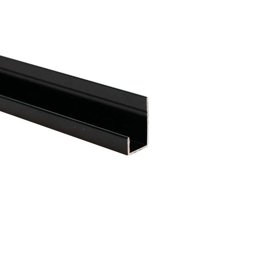 Decortrim – 8.5mm x 2.6m – Metal Starter / End Trim – Gloss Black