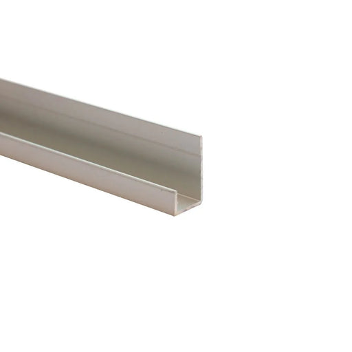 Decortrim – 8.5mm x 2.6m – Metal Starter / End Trim – Matt Silver