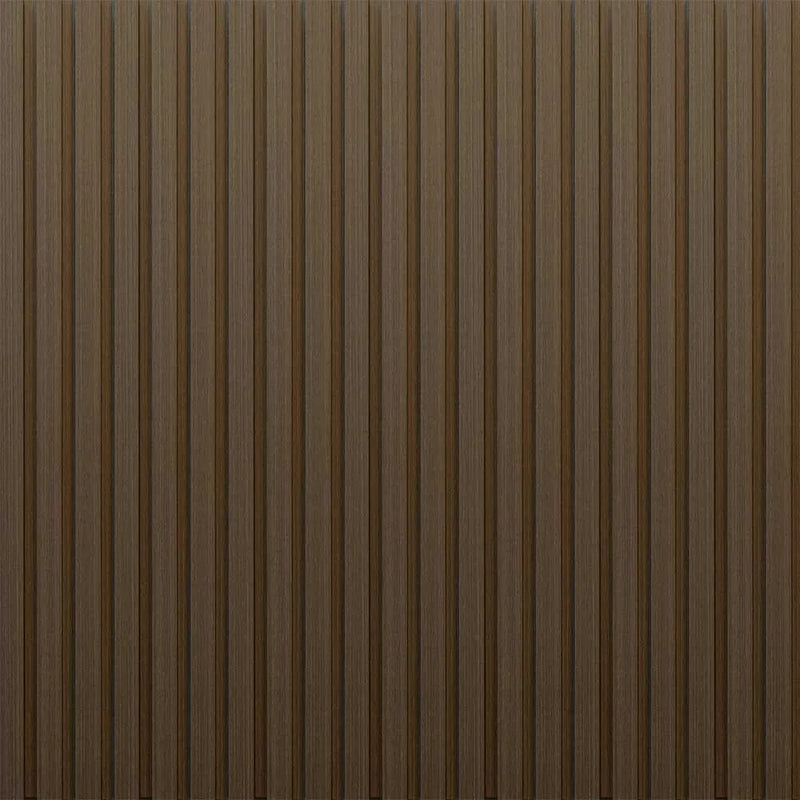 MB Thermo-Slat Hickory Brown PVC Slat Panel