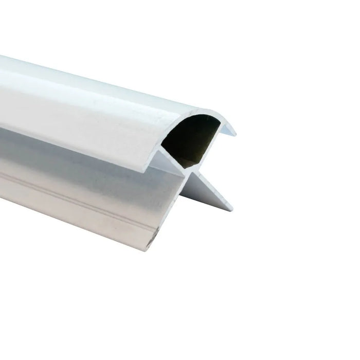 Decortrim – 11.5mm x 2.4m – Metal External Corner Trim – White