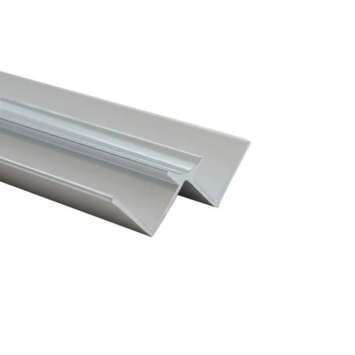 Decortrim – 11.5mm x 2.4m – Metal Internal Corner Trim – Satin Anodised