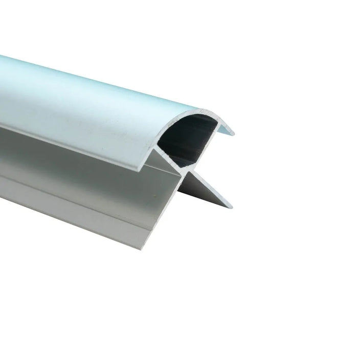 Decortrim – 11.5mm x 2.4m – Metal External Corner Trim – Satin Anodised