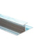 Decortrim – 10.5mm x 2.4m – Metal H Trim – Brushed Metal