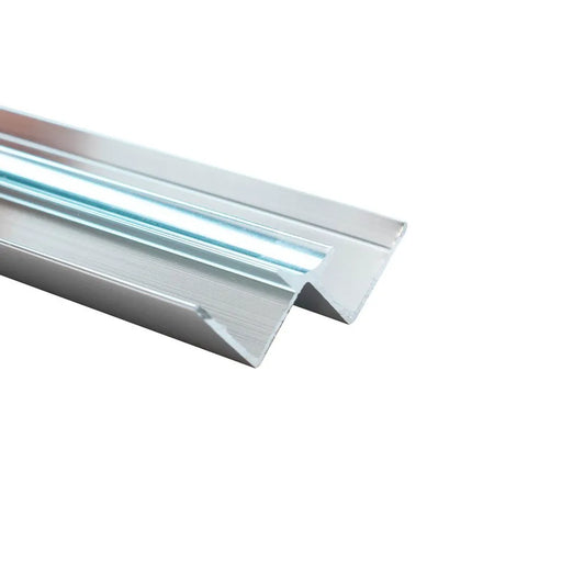 Decortrim – 10.5mm x 2.4m – Metal Internal Corner Trim – Bright Polished