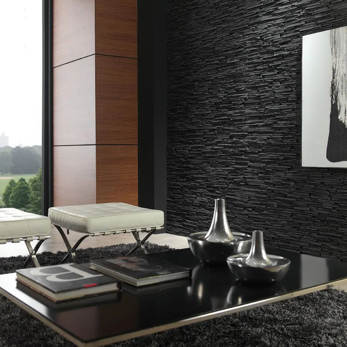 Alpes Slate Anthracite Panel Stone