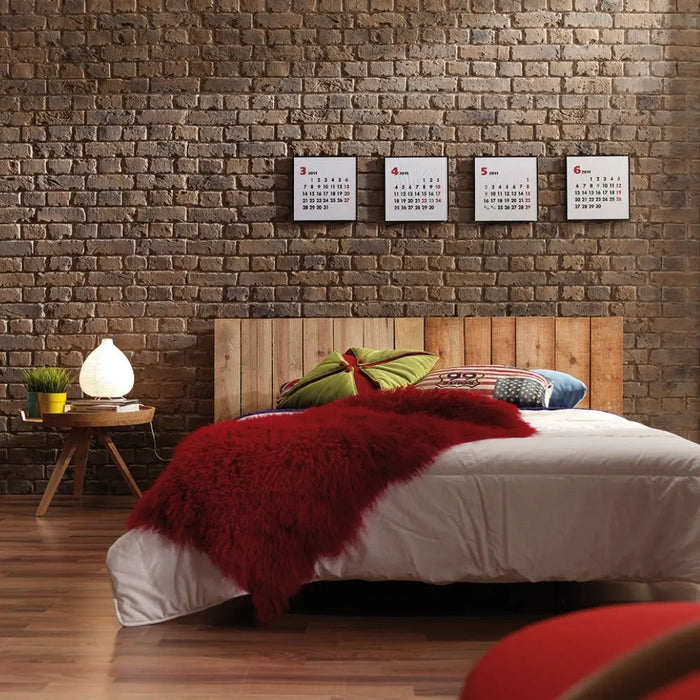 Old British Brick Brown Panel Stone