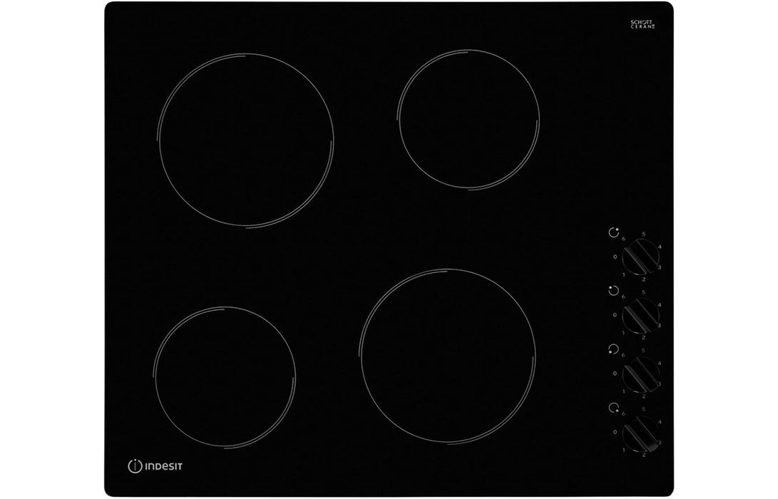 Indesit RI 860 C 60cm Ceramic Hob - Black