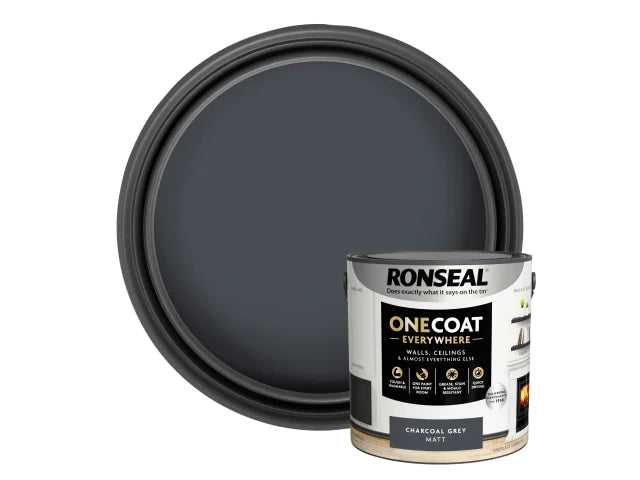 One Coat Everywhere Charcoal Grey 2.5L