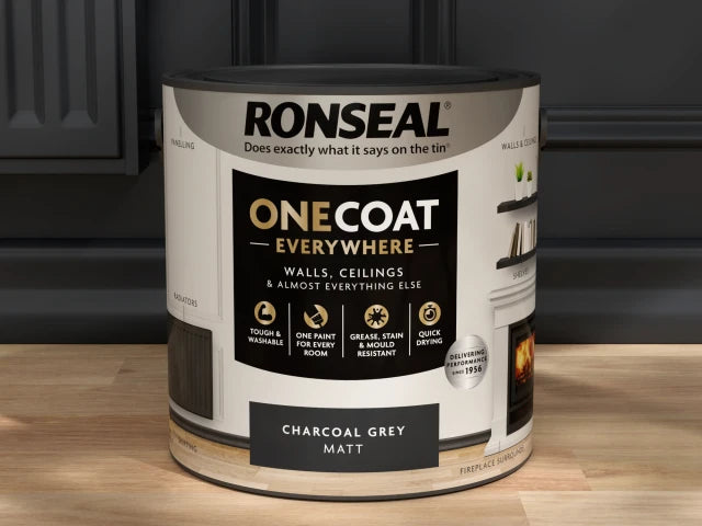 One Coat Everywhere Charcoal Grey 2.5L
