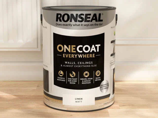 One Coat Everywhere Interior Paint Linen Matt 5 litre