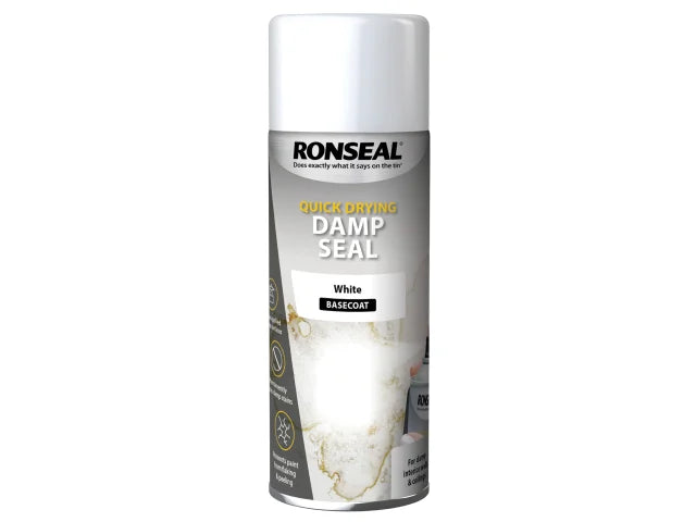 Quick Drying Damp Seal Aerosol White 400ml