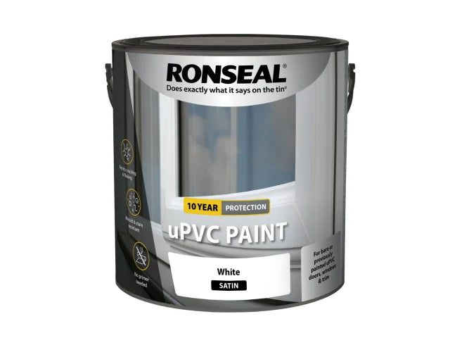 uPVC Paint White Satin 2.5 litre
