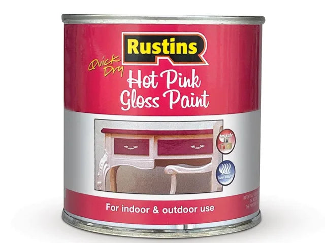 Quick Dry Small Job Gloss Hot Pink 250ml