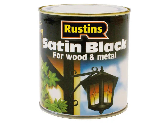 Satin Black Paint Quick Drying 2.5 Litre